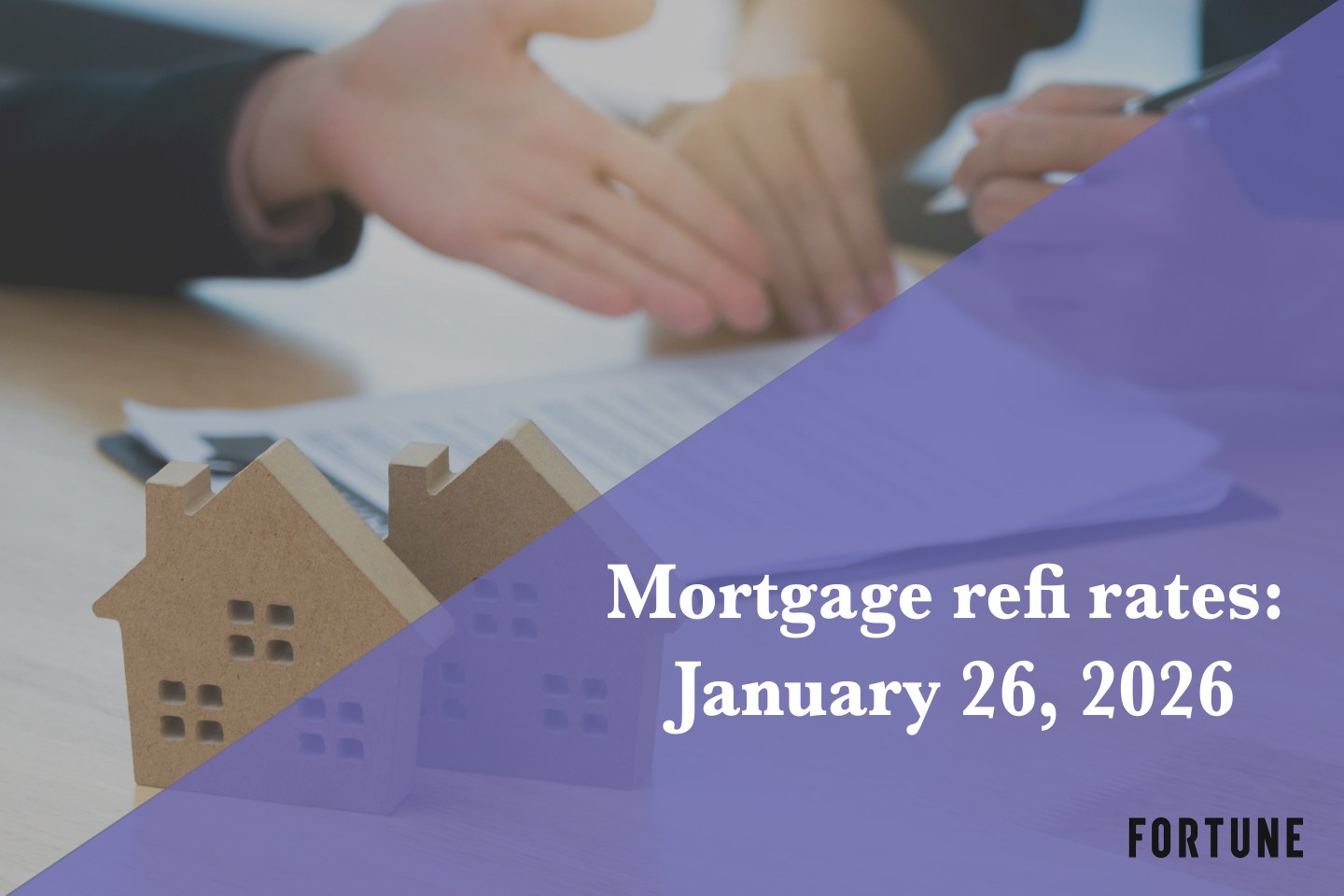 Current refi mortgage rates report for Jan. 26, 2026